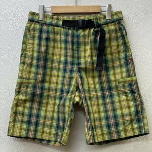 コロンビア PM4214 Solana Beach Short チェック柄 ビーチショーツ ハーフ パンツ パンツ M 黄緑 / イエローグリーン