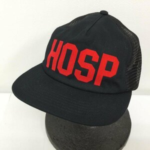 シュプリーム 23SS HOSP Mesh Back 5-panel HOSP フロッキーロゴプリント メッシュキャップ 623 帽子 帽子 FREE ロゴ、文字