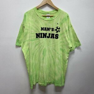 古着 anvil NAN'S NINJAS タイダイ柄 Tシャツ Tシャツ XL マルチカラー / マルチカラー ロゴ、文字