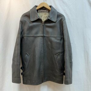 ＵＳＥＤ古着 NATURAL WEAR レザー ブルゾン スポーツ ジャケット 古着 ジャケット、上着 ジャケット、上着 50 茶 / ブラウン