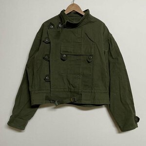 古着 Maden Workwear / メイデンワークウェアー　ミリタリー 復刻モーターサイクルジャケット スウェーデン軍 S カーキ / カーキ 無地