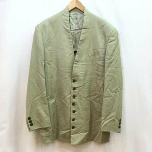 ＵＳＥＤ古着 TAKEZO TOYOGUCHI タケゾウトヨグチ TAKEZO for men ノーカラージャケット ウール100％ M ベージュ / ベージュ