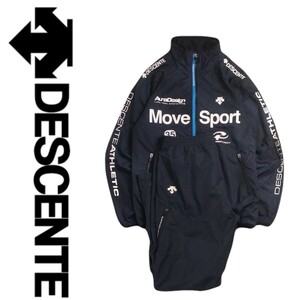 特大O 極美品 プロアスリート着 DESCENTE ムーブスポーツ コズミックサーモ 撥水防風 ジャージ 上下セット セットアップ デサント 231258