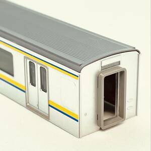 TOMIX モハ208-2100 トイレあり車 屋根+ボディ+ガラス 98765/98766 JR 209-2100系通勤電車(房総色)セットからのバラシ