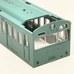 TOMIX クモハ103-0 初期型非冷房車 エメラルドグリーン色 ボディ+ガラス 1両分入り 98534 国鉄 103系通勤電車基本セットAからのバラシ