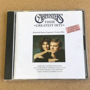 送料無料☆カーペンターズ『グレイテスト・ヒッツ』日本国内盤CD☆美品☆アルバム☆CARPENTERS☆330