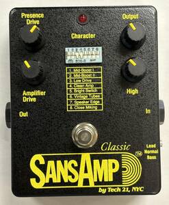 48S 　SANS AMP Classic　by Tech21.NYC 　3.5MM CONVERTER（変換プラグ）付き