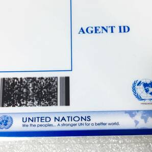 ☆ アメリカ 人気 刑事ドラマ グッズ UN 国連 国際連合 機動警察 風 IDカード ブランク（未記入）タイプ （検索：ポリスバッジ） ☆の画像3