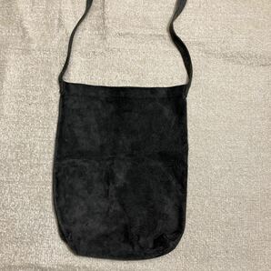 エンダースキーマ ピッグレザー ショルダー バッグ 肩 レザー 黒 サコッシュの画像1