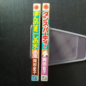 岡田史子 ほんのすこしの水 ダンス・パーティ 2冊セット サンコミックス 朝日ソノラマ 昭和54年初版 昭和56年3版【a751】