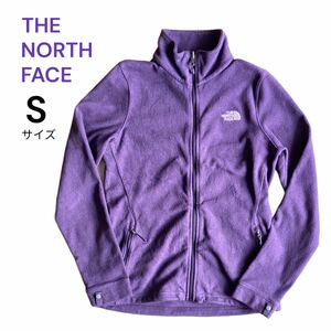 ノースフェイス　フリース　THE NORTH FACE　レディース　Sサイズ　紫 フリースジャケット アウトドア 古着 防寒