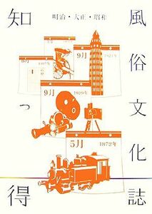 知っ得　明治・大正・昭和風俗文化誌 近代文学を読むために／國文學編集部【編】