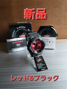 ★【 新品 】カシオ　Gショック　GA-700AR-1ADR 「 5522 」　ブラック＆レッドシリーズ CASIO 腕時計