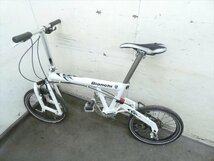 大阪発☆Bianchi/ビアンキ☆折り畳み自転車/ミニベロ☆フレッタ/Fretta 管N22952 #_画像1