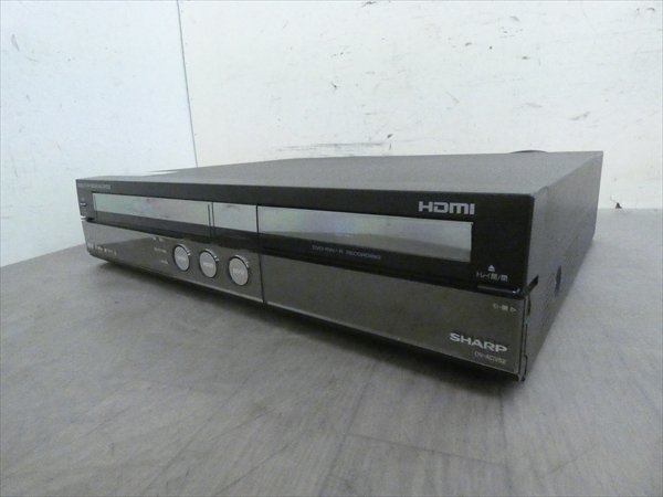 ジャンク SHARP/シャープ DV-ACV52 HDD/DVD/VHS一体型レコーダー 地