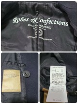 【定価約9万円】日本製 Robes & Confections ローブス&コンフェクション Pコート 3(M～L) ピーコート 紺色 メルトンコート_画像10