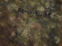 ルノワール　『イレーヌ・カーン・ダンヴェール嬢』 1880年 40x50cm 複製画 ◆モネ ミレー 絵画 美術 印象派 ドガ 油彩画 ポスター_画像5