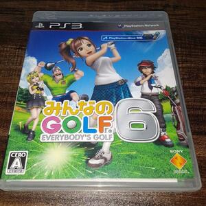 【送料4点まで230円】51【PS3】みんなのGOLF 6 みんなのゴルフ6 みんゴル6【動作確認済】