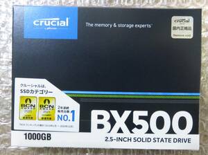 ◎新品 Crucial BX500 SATA 6Gb/s 2.5インチ SSD CT1000BX500SSD1JP 1TB