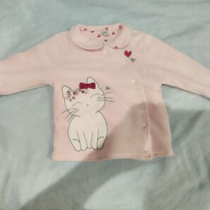最終価格 可愛い猫柄 フランスベビー洋服 アウター