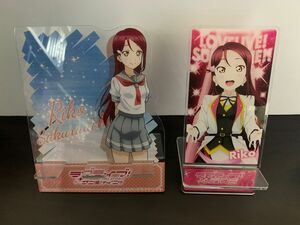 アニメグッズ ラブライブ サンシャイン 桜内梨子 アクリルスタンド 2個セット 逢田梨香子 グッズ アクリル スクールアイドル