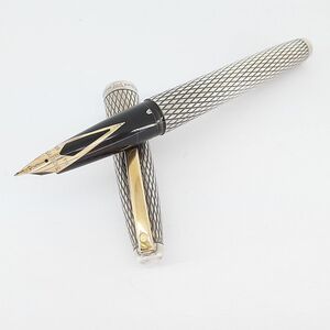 万年筆 シェーファー STERLING SILVER+ペン先14K USA 板ばね式コンバーター SHEAFFER ◆3105/高林店 T