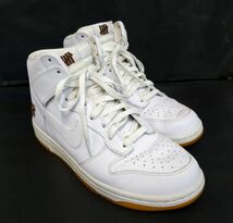 NIKE 598472-110 SIZE 28cm DUNK PRM HI UNDFTD SP "UNDEFEATED" white/white ナイキ ダンク ハイ ◆3115/登呂店_画像2