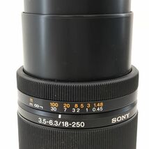 SONY　DT　デジタルカメラレンズ　ズームレンズ 　ソニーAマウント　3.5-6.3　18-250mm　ソニー　中古　◆3111/藤枝インター店_画像6