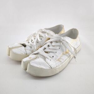 メゾンマルジェラ　スニーカー　サイズ 40　bianchetto tabi sneaker　ホワイト　メンズ　Maison Margiela　靴　中古　◆3114/高洲店