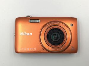 0225 【動作品】 Nikon ニコン COOLPIX S3500 コンパクトデジタルカメラ バッテリー付属