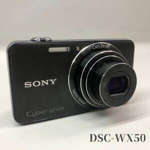 T■ SONY ソニー Cyber-shot サイバーショット コンパクトデジタルカメラ DSC-WX50 ブラック 本体+バッテリーのみ 動作品 中古品