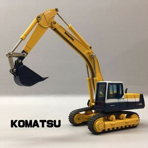 SU■ KOMATSU コマツ パワーショベル PC200 K-004 日本製 ミニカー 働く車 重機 ショベルカー 油圧ショベル コレクション おもちゃ 中古品