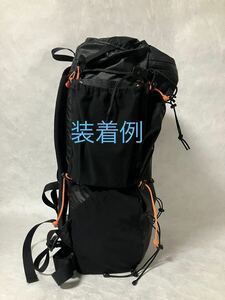 MYOG) xpac × mesh サイド ポケット BLK ／ コードset ＃DCF キューベン X-Pac ダイニーマ Zpacs 山と道 HMG MLD