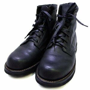 洗浄済み 美品 BROKEN HOMME ブロークンオム レザー ブーツ 黒 サイズ 10 【328597】