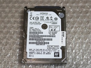 ■ ほぼ新品　日立 2.5インチ SATA 750GB ハードディスク Travelstar 5K750