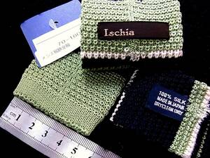 【厳選】S0293Ｔ 新品★イスキア「Ｉｓｃｈｉａ」【ニットタイ】ネクタイ