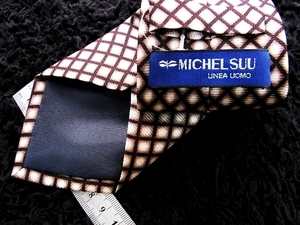 【厳選】S0282Ｔ 新品★ミッシェルスー「MICHEL SUU」シルク100％ネクタイ