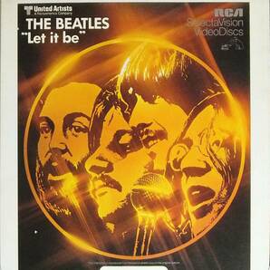 ◆SelectaVision VideoDiscs Let It Be・レット・イット・ビー♪THE BEATLES ザ・ビートルズ☆RCA01411★希少！の画像1