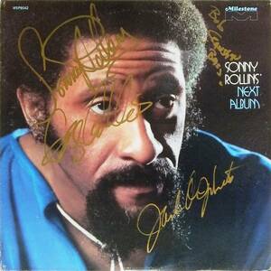 ◆LP ソニー・ロリンズ、ボブ・クランショウ、他 サイン盤：Sonny Rollins♪Next Album☆MSP9042