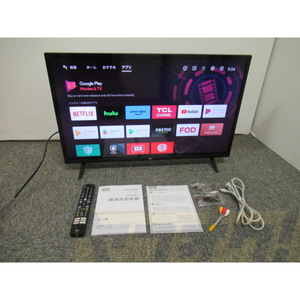 【送料無料】液晶テレビ 32V型【中古】TCL 2021年製 B-CASカード付【32S5200A】S5200シリーズ