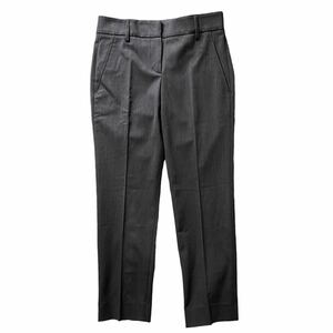 BRUNELLO CUCINELLI ブルネロクチネリ センタープレス テーパード スラックス パンツ レディース 40