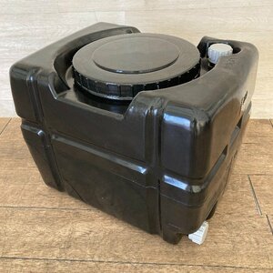 中古 スイコー スーパーローリータンク 100L SLT-100 ブラック 貯水タンク 雨水タンク 容量 水容器 持ち運び 大型 園芸 工事 防災用