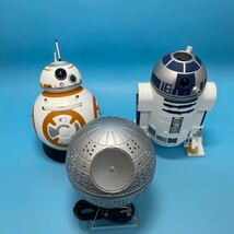 サ) [動作確認済み] セガトイズ　スターウォーズ　ホームスター　R2-D2 BB-8 iHOME Bluetoothスピーカー　DEATH STAR ３個セット　管理tk_画像1