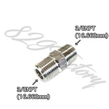 ねじ込み継手 フィッティング 継手 ステンレス 六角ニップル 3/8NPT 16.662mm 2個 エアサス_画像2