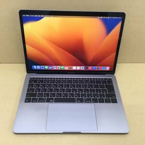 【2312129258】 アップル ノートPC MACBOOKPROCI5-2300 CI5(7360U)-2.3GHZ 8GB SSD256GB 13.3インチ A1708 Mid2017 Ventura13.2 カメラ