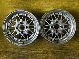 SSR ドリドリメッシュ 2本【商品番号T2897】 15×7JJ ET+10 PCD114.3/H4ハブ径 約73mm 1本アウター曲がり有り