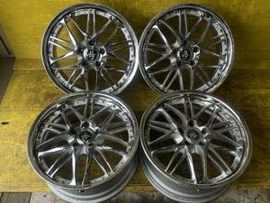 weds クレンツェ ヴォルフェス 4本【商品番号T2914】 18×8JJ ET F+50R+45 PCD114.3/H5ハブ径 約73mm 