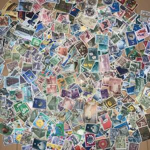 バラ 使用済み切手 約680枚 まとめ 大量 銭単位含む 記念切手 普通切手 消印 満月印 希少 コレクション 