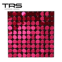 TRS スパンコール 100個 ブラックボードセット 300×300mm ミラーローズレッド 390138_画像1