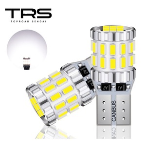 TRS Super Diffusion Light Emision Emision Led -клапан 30 последовательный T10 Wedge 6500K 450LM White 12 В/24 В общий